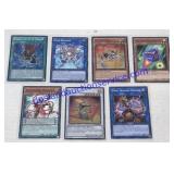 Lot of (7) 1996 1st Edition Holographic Yu-Gi-Oh