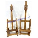 Pair of Small Wooden Easels (19")