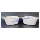 Pair of Vintage Corning Ware 700 ML Dishes