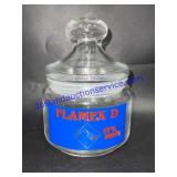 Flamex D Glass Jar & Lid