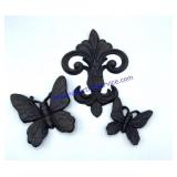 Lot of (3) Cast Iron Wall Hangings