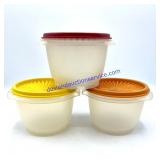 Lot of (3) Vintage Tupperware Containers