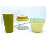 Vintage Tupperware Canister, Bowls & Cup