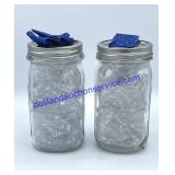 Lot of (11) Decorative Mason Jars