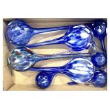 Flat of Glass Watering Spheres