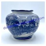Decorative Stoneware Vase (5")