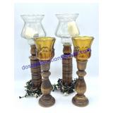 Lot of (4) Candle Stands