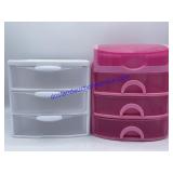 Pair of Small Plastic Organizers