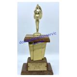 Clinton Academy 1961 Hairstyling Trophy (12")