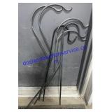 Lot of (6) Small Plastic Shepherds Hooks