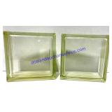 Pair of Glass Blocks