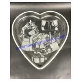 Mikasa Crystal Heart Dish