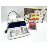 Sharp Adding Machine & Paper