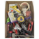 Flat of Misc. Tools & Supplies