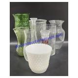 Variety of Glass Vases