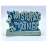 Novelty Donkey Stand (3")