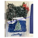 Tote of Christmas Lights - Unknown Condition
