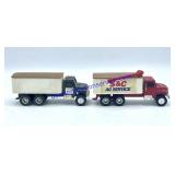 Pair of Ertl Grain Trucks