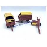 Lot of (3) Small Ertl New Holland Toys