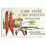 John Deere Corn Blinders Sign (16 x 11)