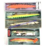 Lot of (5) Rapala Fishing Lures