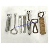 Lot of (7) Vintage Bottle Openers