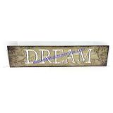 Wooden Dream Sign (30 x 7)