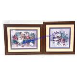 Pair of Barbara Mock Prints