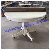Wooden Table on Wheels (29")
Has 4 Additional