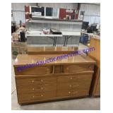 Bassett Long Dresser & Mirror (60 x 50 x 18)