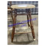 Wooden Stand w/ Heavy Stone Top (24")