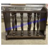 Wooden Magazine Rack (19 x 15 x 10)