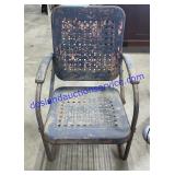 Vintage Metal Outdoor Chair (35")