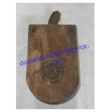 Antique Wooden Pulley