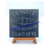 De Witt Dehawk Slate Blackboard Piece