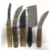 Variety of Vintage Knives