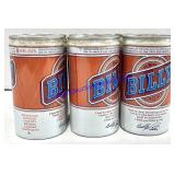 6 Pack of Vintage Billy Beer Cans