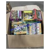 HUGE Box of Puzzles