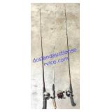 Lot of (3) Fishing Poles