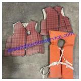 Lot of (3) Life Jackets