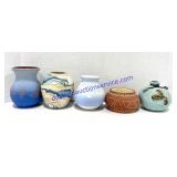 Lot of (5) Pottery Pieces