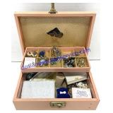 Jewelry Box w/ Variety of Costume Jewelry