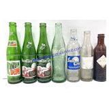 Variety of Vintage Glass Bottles