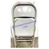 Lot of (4) Metal Folding Chairs