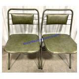 Pair of Vintage Cosco Folding Chairs