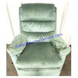 Green Upholstered Lane Recliner