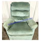 Green Upholstered Lane Recliner