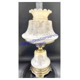 Beautiful Vintage Hurricane Lamp (27")