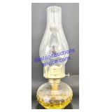 Vintage Glass Oil Lamp (13")