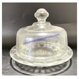 Small Glass Covered Dish